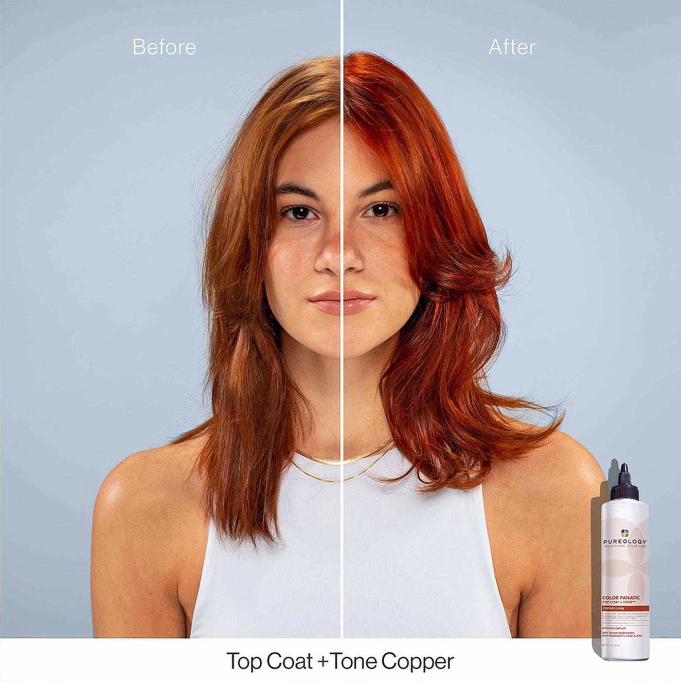 Color Fanatic Top Coat + Tone Copper
