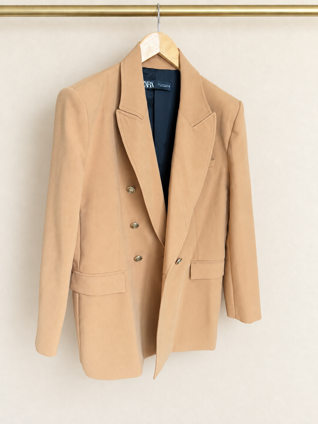 Camel Fall Blazer (Zara)